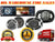 DMR-380BTAD DVD/CD/MP3/AM/FM & 2 Pairs of 6.5" & 6x9" speaker
