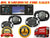 Absolute DMR-360 3.5" Car Stereo DVD/CD/MP3/AM/FM Player & 2 Pairs of 6x9" speaker