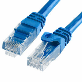 American Terminal EPC3BL 3' Cat6 patch cable<br/>Cat6a Ethernet network patch cable RJ45 23AWG 600M solid copper wire 3' blue