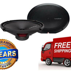 2 ROCKFORD FOSGATE R169X2 6" x 9" 2-WAY CAR AUDIO COAX COAXIAL SPEAKERS 130W