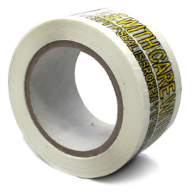 2 3-Mil Printed Handle with Care Carton Sealing Packing Box Tape 2.5" X 110 Yard