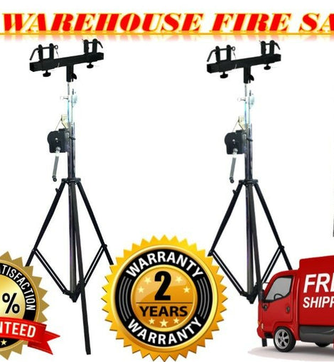 MR DJ Crank-up Portable 12' Lighting Truss Package