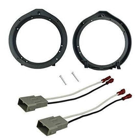 American International & Metra Honda 6.5", 6.75" Speaker Adapter  & Speaker Harness