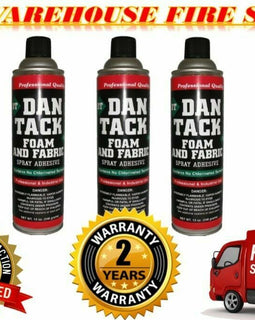 3 Dan Tack 2012 professional quality foam & fabric spray glue adhesive Can 12 oz
