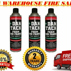 3 Dan Tack 2012 professional quality foam & fabric spray glue adhesive Can 12 oz