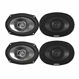 2 Pair  Alpine SXE Series 2-Way 6x9" Coaxial Speakers, 280W Peak Power (SXE-6926S)