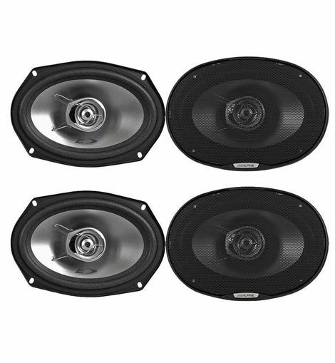 2 Pair  Alpine SXE Series 2-Way 6x9