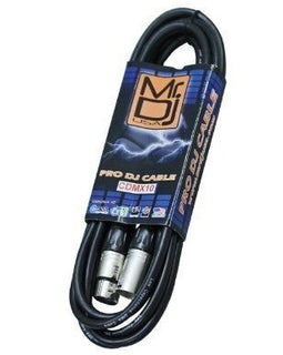 MR DJ 10' DMX 5-Pin XLR Pro Stage DJ Lighting Cable 110ohm 512 DMX-510