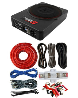 Cerwin Vega VPAS10 Under Seat Subwoofer Enclosure + KIT4R 4G AMP Kit