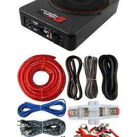 Cerwin Vega VR10 Under Seat Subwoofer Enclosure + KIT4R 4G AMP Kit