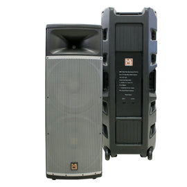MR DJ PRO215S PA DJ Passive Speaker PRO PA DJ Dual 15” 3-Way Full-Range Passive DJ PA Multipurpose Live Sound Loudspeaker