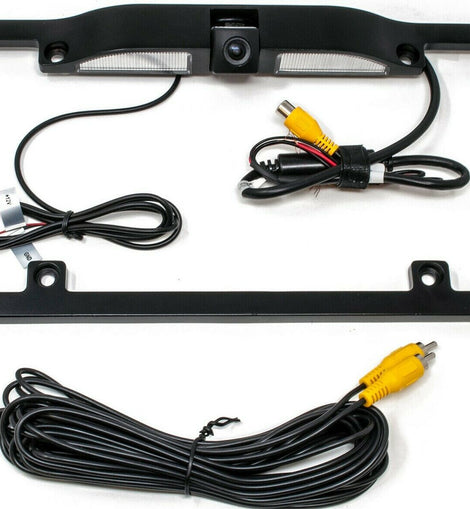 Alpine KTX-C10LP + HCE-C1100 License Plate Mounting Kit & Rear-View Camera