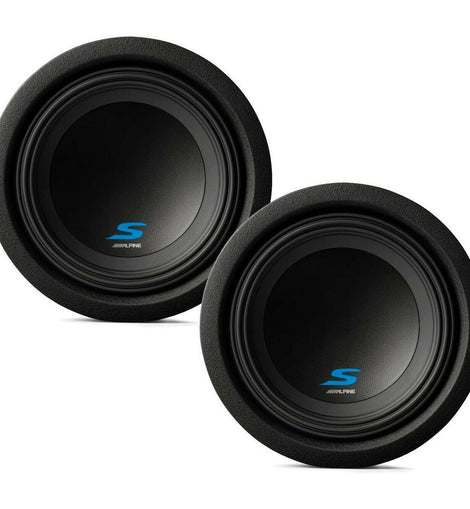 2 Alpine S-W8D2 Car Subwoofers<br/> 900W Max (300W RMS) 8