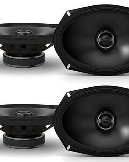 2 Alpine S-S69 Car Speaker 520W 6" x 9" Series 2-Way Coaxial Car Speakers