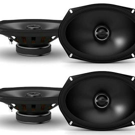 2 Alpine S-S69 Car Speaker 520W 6" x 9" Series 2-Way Coaxial Car Speakers