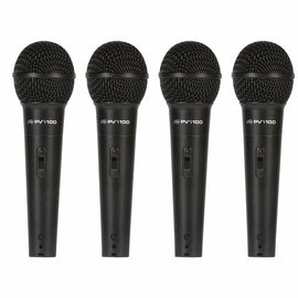 4 Peavey PV i100 Handheld Dynamic Cardioid Vocal Stage with xlr cable