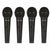 4 Peavey PV i100 Handheld Dynamic Cardioid Vocal Stage with xlr cable