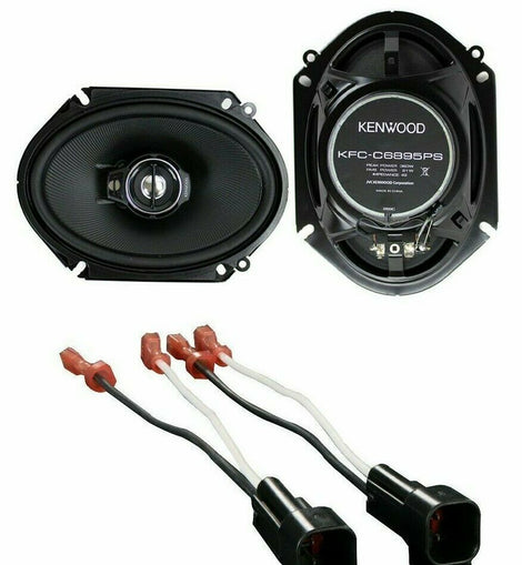 Rear Kenwood Factory Speaker Replacement Kit For 1998-11 Ford Crown Victoria