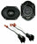 Rear Kenwood Factory Speaker Replacement Kit Fit 1998-11 Ford Crown Victoria