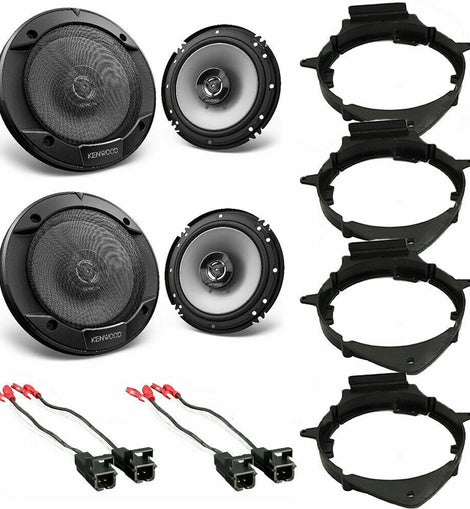 2 Kenwood KFC-1666S Speaker Adapter Bracket Harness Fit Buick and Chevy 2015