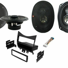 Fits Honda Accord 2003-2007 1-Din Installation Kit + Cerwin-Vega Front & Rear Speakers