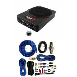 Cerwin Vega Mobile VPAS10 <br/>Under Seat  550W Max 10" Powered 2Ohm Car Subwoofer amplifier installation kit