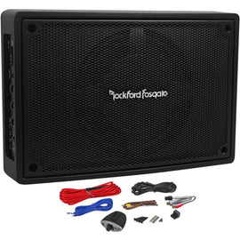 Rockford Fosgate PS-8 8" 150W RMS Powered Car Stereo Audio Underseat Subwoofer