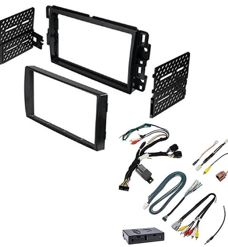 Fit 2006 - UP GM Data Radio Interface Harness AX-GMLAN29-SWC & Installation Dash Kit GMK318