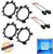2 Pairs Metr 72-4568 Wiring Harness + GMSB345 GM Speaker Adapter For 6.5" Speakers
