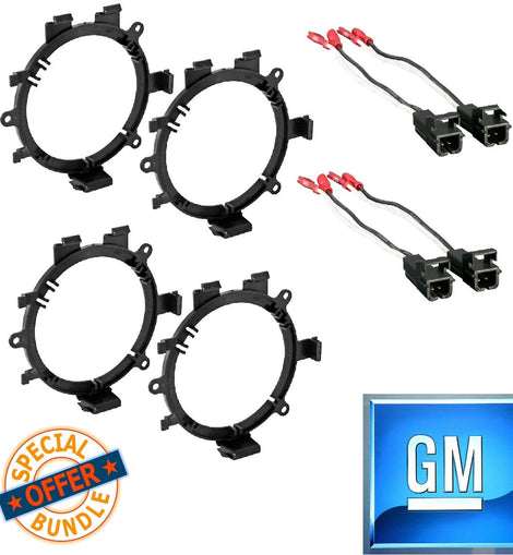 2 Pairs GMSB345 GM Speaker Adapter For 6.5