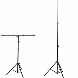 9' Lighting Tripod Portable Stage T-Bar Light Stand Cross Bar FS-adapter