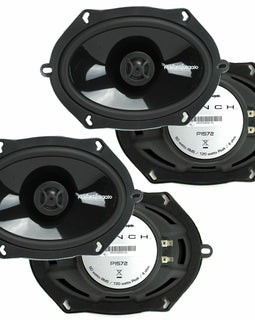 4 Rockford Fosgate P1572 5x7" Punch Series 2-Way Coaxial Full Range Car Speakers