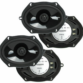 4 Rockford Fosgate P1572 5x7" Punch Series 2-Way Coaxial Full Range Car Speakers