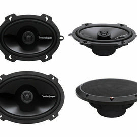 2) Rockford Fosgate P1572 5x7" 120W + 2) P1692 6x9" 150W 2 Way Car Speakers