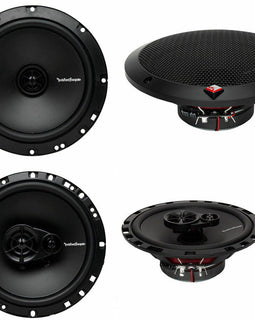 Rockford Fosgate R165X3 6.5" 90W 3 Way + R1675X2 6.75" 2Way Car Speakers Coaxial