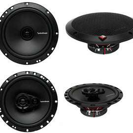 Rockford Fosgate R165X3 6.5" 90W 3 Way + R1675X2 6.75" 2Way Car Speakers Coaxial