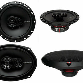 Rockford Fosgate R169X3 6x9" 260W 3 Way + R165X3 6.5" 3 Way Car Speakers Coaxial