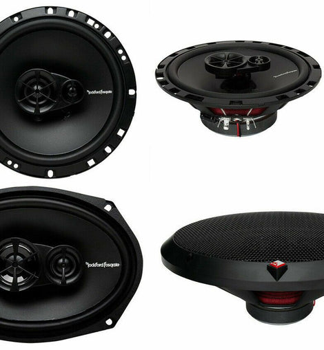 Rockford Fosgate R169X3 6x9 260W 3 Way + R1675 6.75