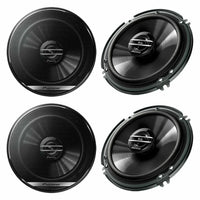 2 Pioneer TS-G1620F 6-1/2" 2-Way Coaxial Speaker 300W Max. / 40W Nom. (2Pairs)