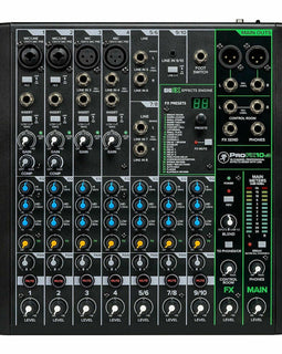 Mackie ProFX10V3 Series, Mixer - Unpowered, 10-Channel w/USB