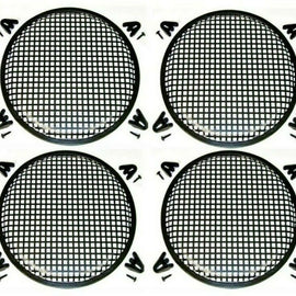 4 Absolute 10" SubWoofer Metal Mesh Cover Waffle Speaker Grill Protect Guard DJ