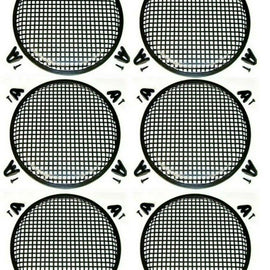 6 Absolute 10" Subwoofer Metal Mesh Cover Waffle Speaker Grill Protect Guard DJ