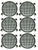 6 MR DJ 10" Subwoofer Metal Mesh Cover Waffle Speaker Grill Protect Guard DJ