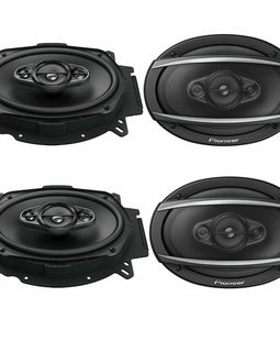 2 Pair New Pioneer 6" X 9" Car Audio Coaxial 3-Way Stereo Speaker 400W Max