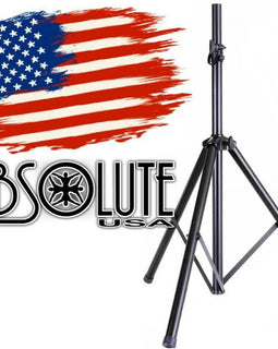 Absolute DJ Speaker Stand Tripod Foldout Load Capacity 100LB Maximum Height 72"