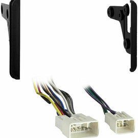 Double Din Installation Dash Kit Wire Harness Combo for 2001-2011 Toyota/ Scion