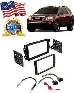 American International GM-K318 CR-6 GWH-406 Car Radio Stereo 2Din Dash Kit Harness Fit 2006-16 Buick Chevrolet GMC Pontiac