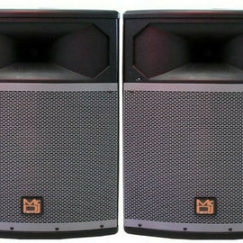 2 MR DJ PRO115S 4000W 15" Woofer Passive Live PA DJ Speaker Monitor