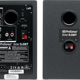 PreSonus 2777500122 Eris 3.5BT 3.5-inch Powered Bluetooth Studio Monitors - Black