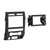 Metra 95-5822B Double DIN Installation Dash Kit - Compatible Fits for Ford F-150 2009-2010 - Black